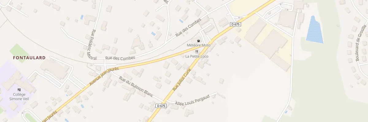 Plan du 40 Rue Joliot Curie à Rochechouart