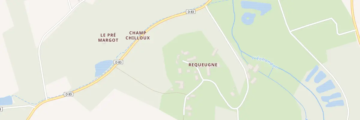 Plan du 12 Requeugne à Tauxigny-Saint-Bauld