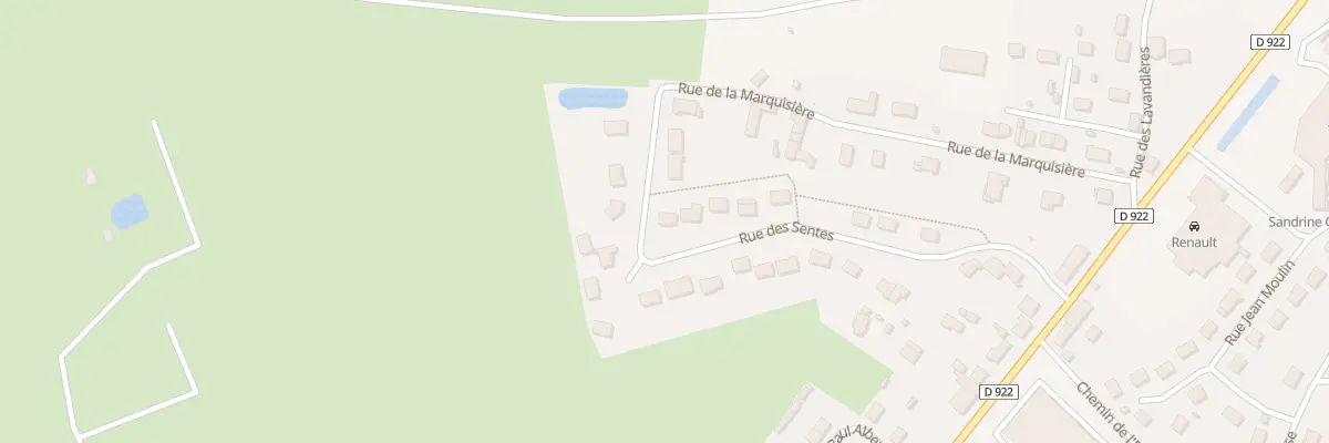 Plan du 18 Rue des Sentes à Arcisses