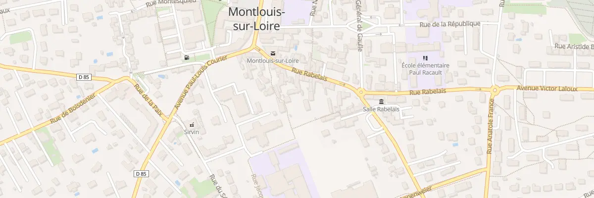 Plan du 8 Rue Rabelais à Montlouis-sur-Loire