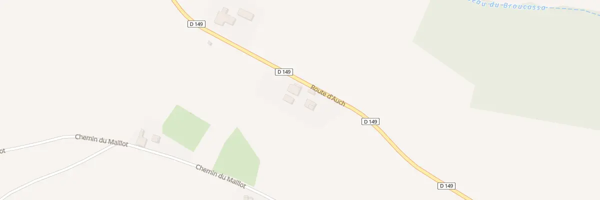 Plan du 1459 Rte d’Auch à Polastron