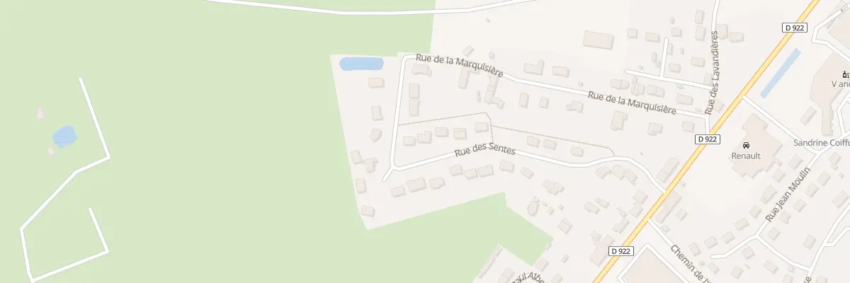 Plan du 16 Rue des Sentes à Arcisses