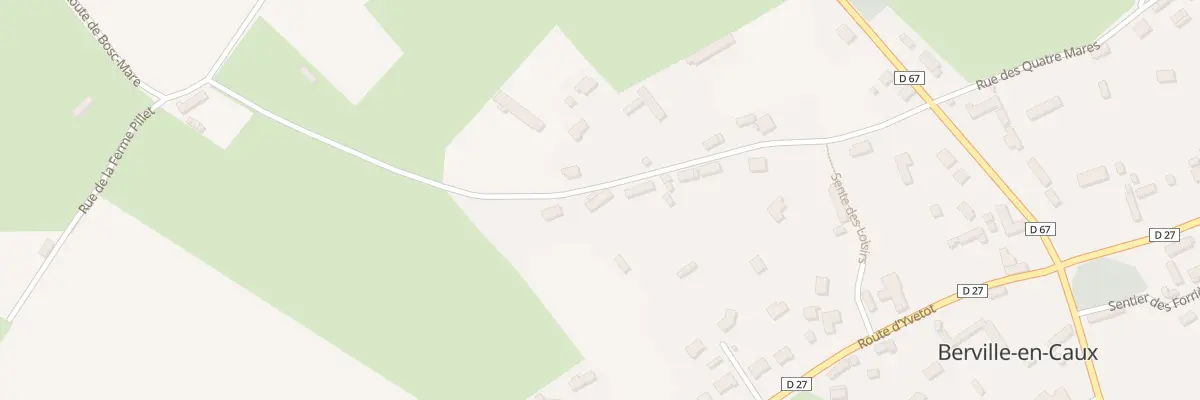 Plan du 287 Rue de Bosc Mare à Berville-en-Caux