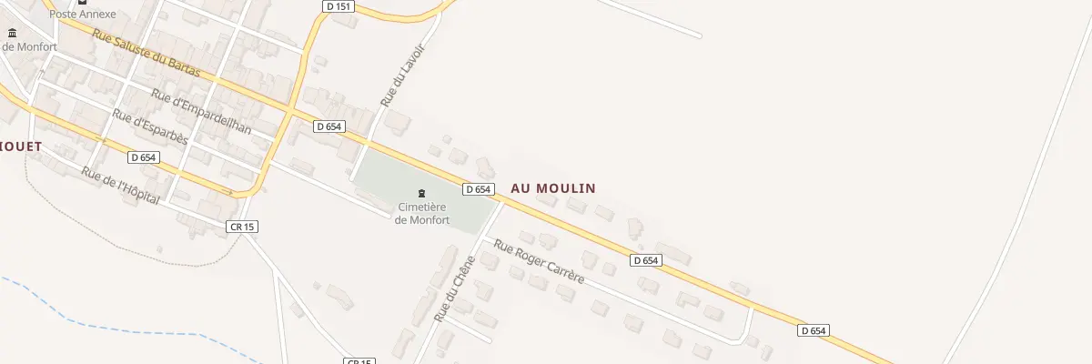 Plan du 9 Rue de Mauvezin à Monfort