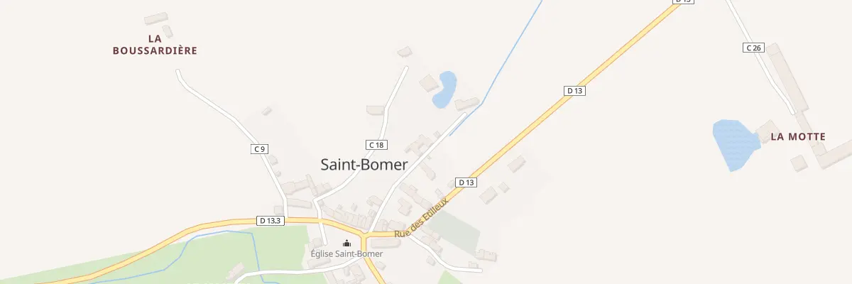 Plan du 5 Rue du Point du Jour à Saint-Bomer