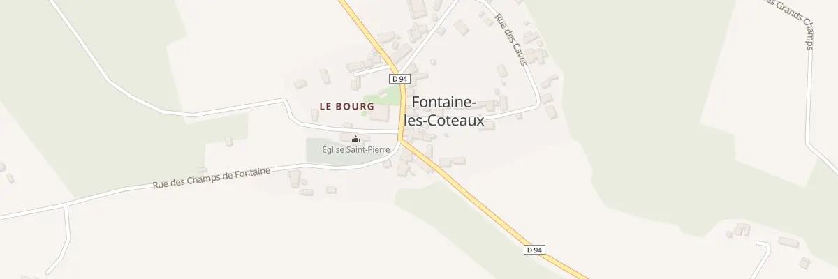 Plan du 4 Rue des Chenevris à Fontaine-les-Coteaux