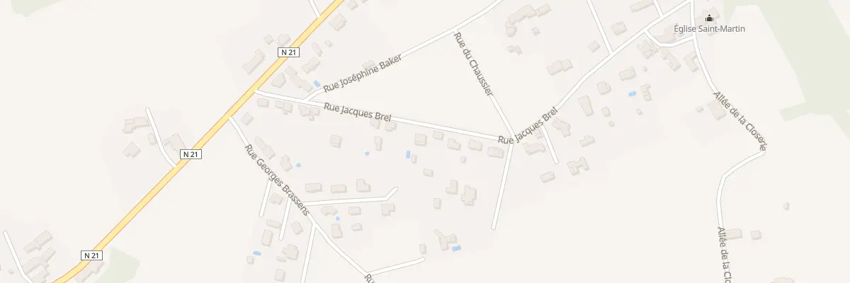 Plan du 23 Rue Jacques Brel à Antonne-et-Trigonant