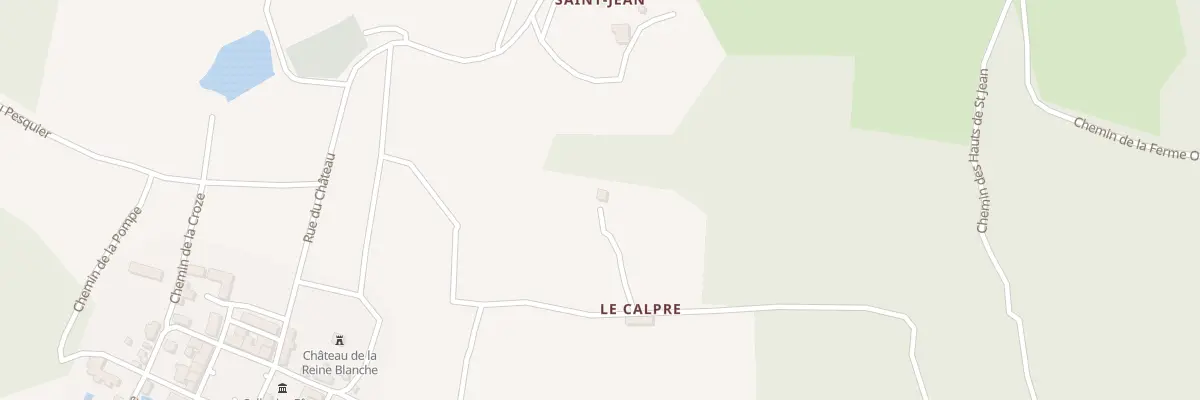 Plan du 108 La Bouygue à Molières