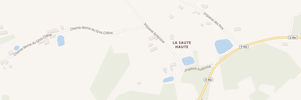 Plan du 132 La Saute Haute à Lacropte