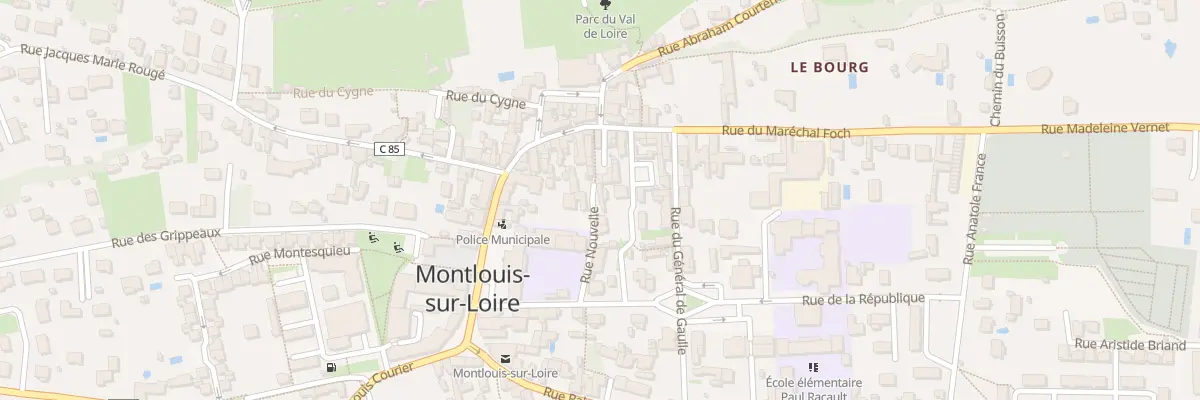 Plan du 10 Rue Nouvelle à Montlouis-sur-Loire