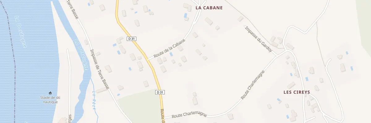 Plan du 72 Rte de la Cabane à Trémolat