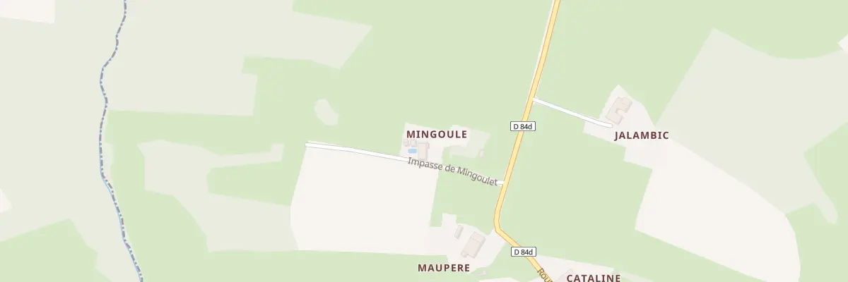 Plan du 99 Mingoule à Saint-André