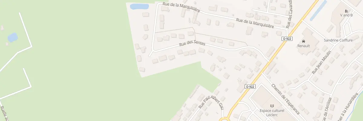 Plan du 19 Rue des Sentes à Arcisses