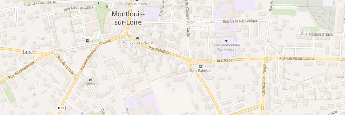 Plan du 22 Rue Rabelais à Montlouis-sur-Loire