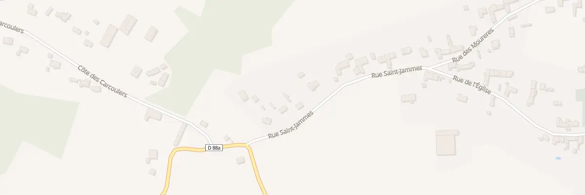 Plan du 20 Rue St Jammes à Labarthe-Inard