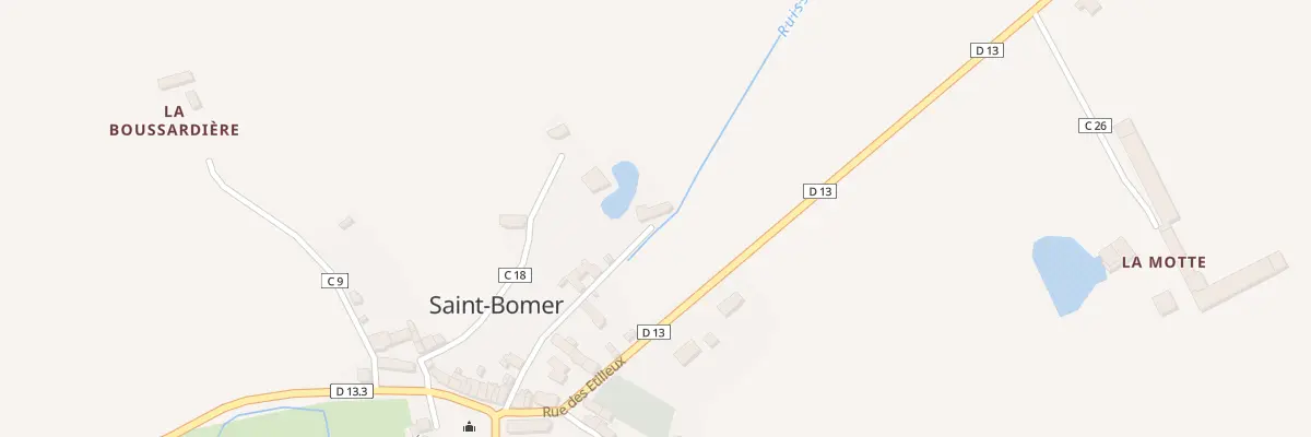 Plan du 7 Rue du Point du Jour à Saint-Bomer