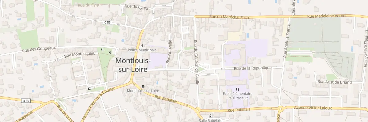 Plan du 5 Rue de la République à Montlouis-sur-Loire