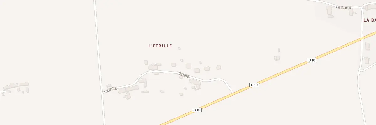 Plan du 308 L’Etrille à Saint-Martin-des-Bois