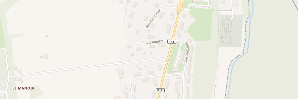 Plan du 50 Rue Ampere à Yainville