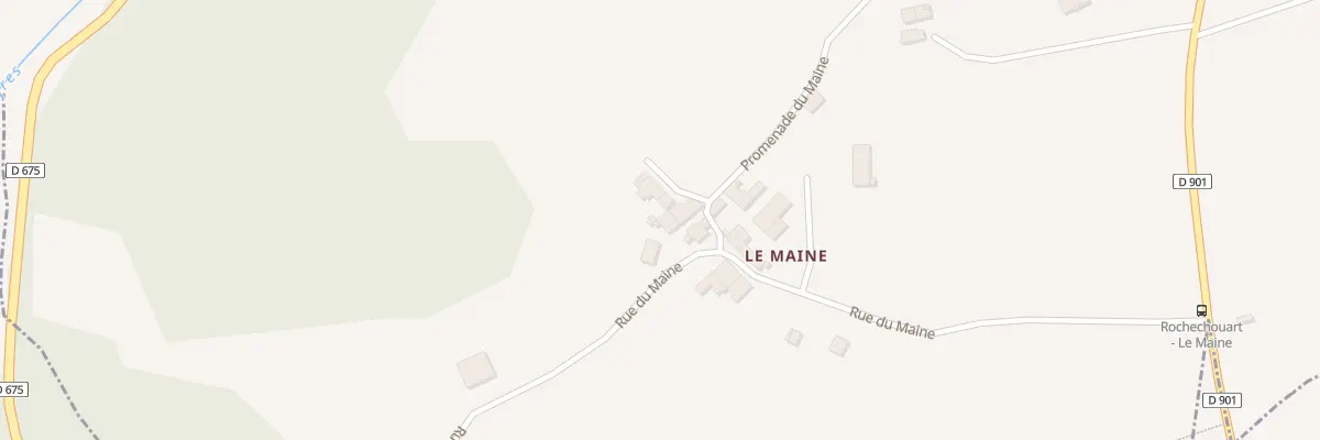 Plan du 5 Che du Maine à Rochechouart