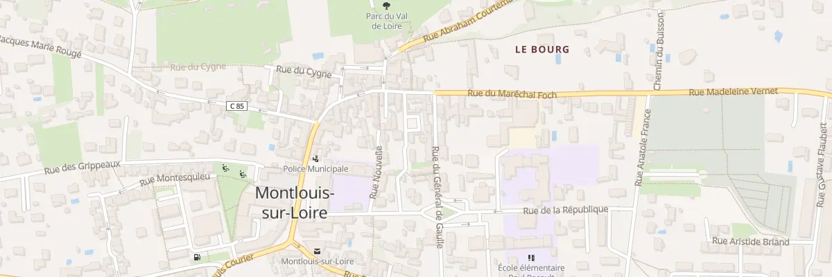 Plan du 8 Rue du Général de Gaulle à Montlouis-sur-Loire