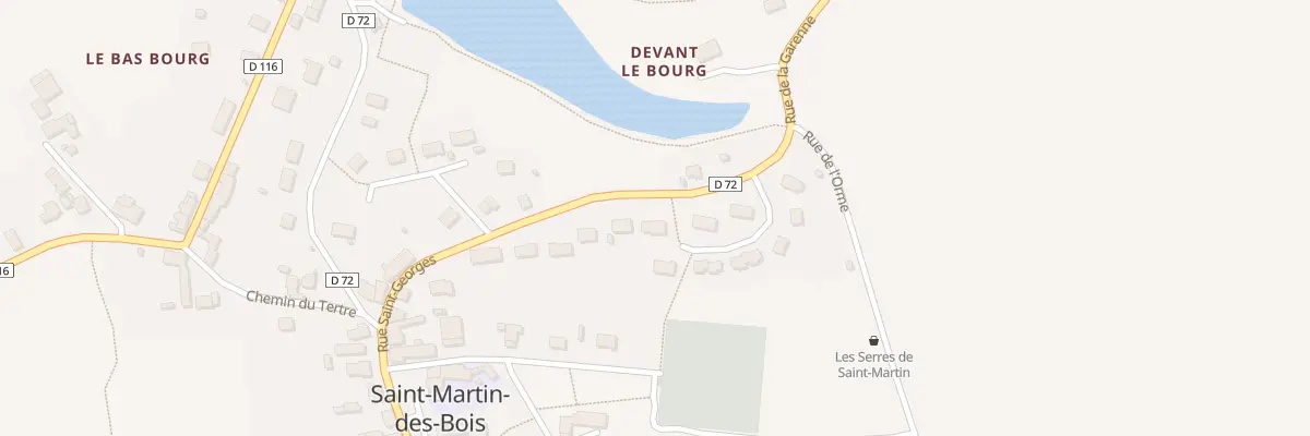 Plan du 59 Le Bourg à Saint-Martin-des-Bois
