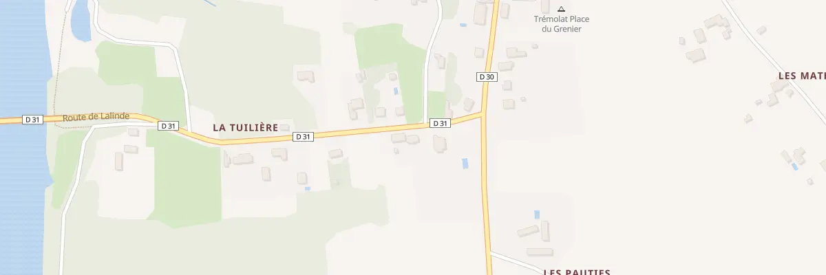 Plan du 91 Rte de Lalinde à Trémolat