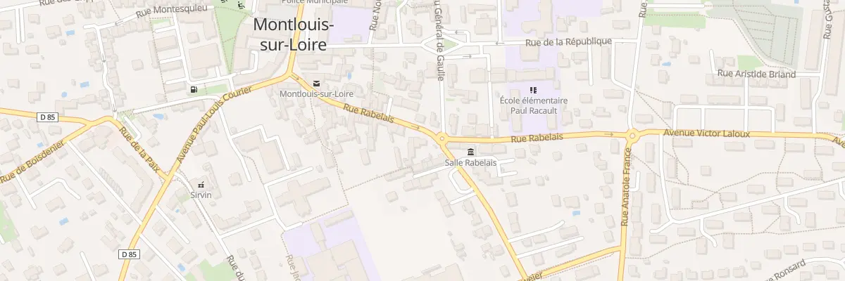 Plan du 24 Rue Rabelais à Montlouis-sur-Loire