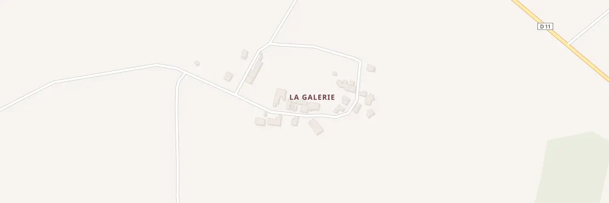 Plan du 11 La Galerie à La Bussière