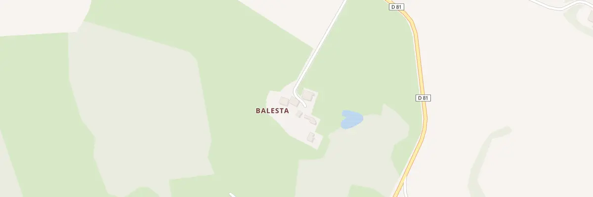 Plan du 134 Balesta à Aulon