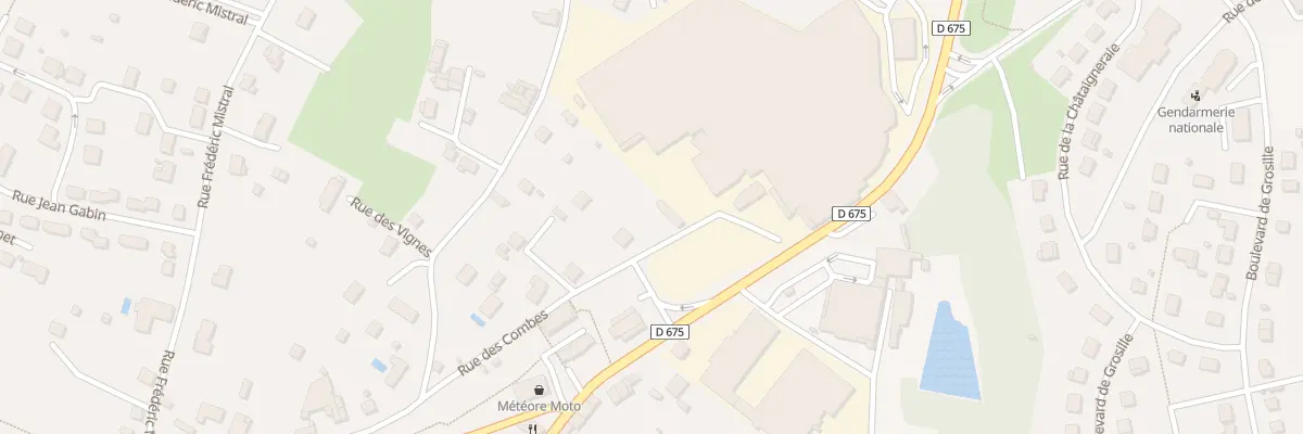 Plan du 34 Rue des Combes à Rochechouart