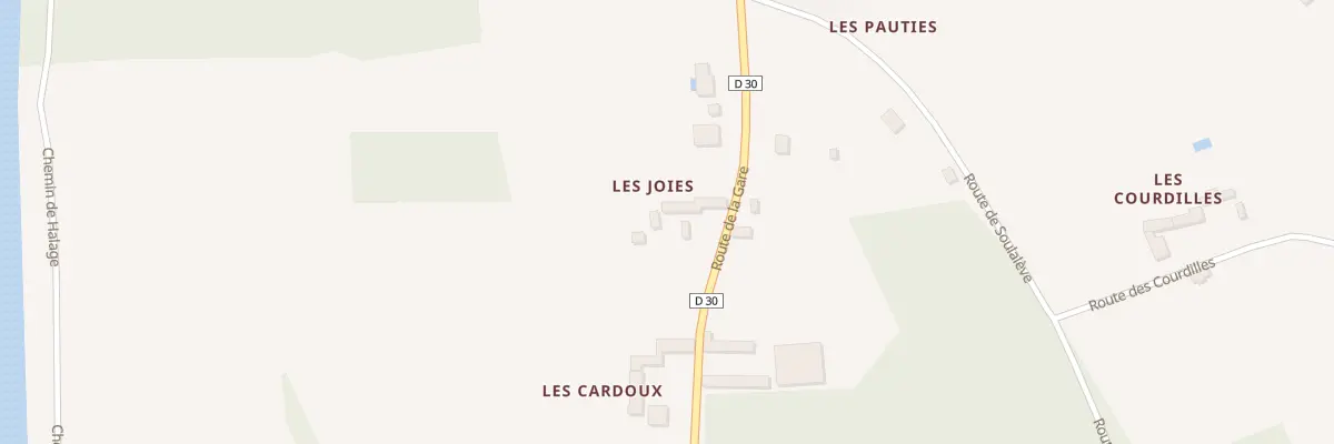 Plan du 360 Rte de la Gare à Trémolat