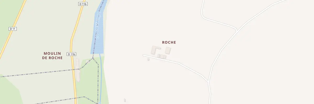 Plan du 1 La Metairie de Roche à Jouhet