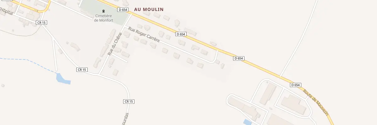 Plan du 14 Rue Roger Carrère à Monfort