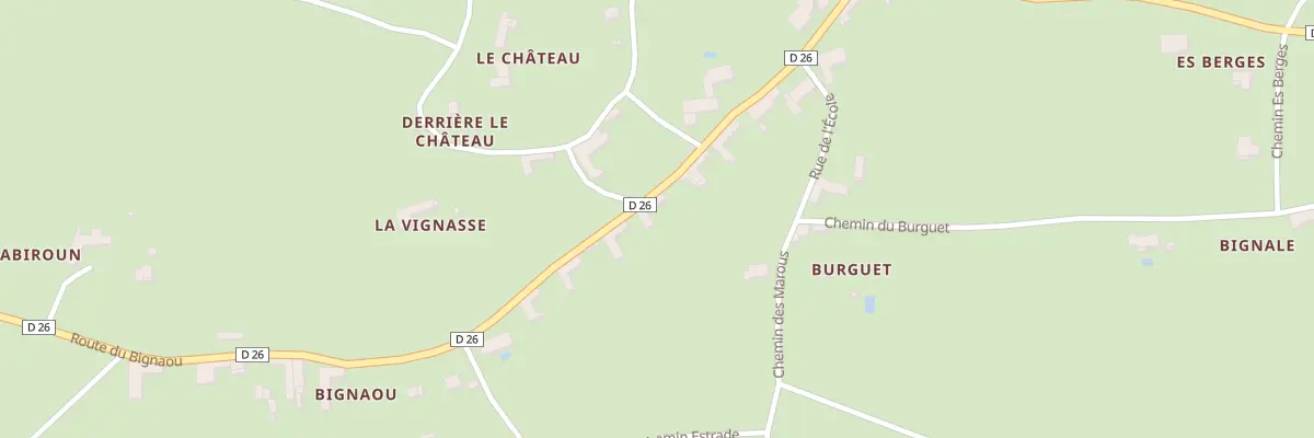 Plan du 111 Le Village à Ganties