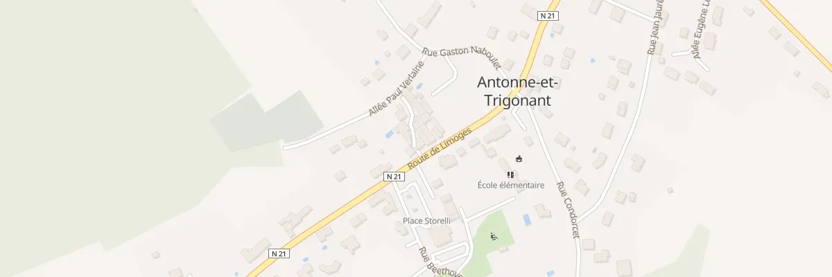 Plan du 1 Pl Sisley à Antonne-et-Trigonant