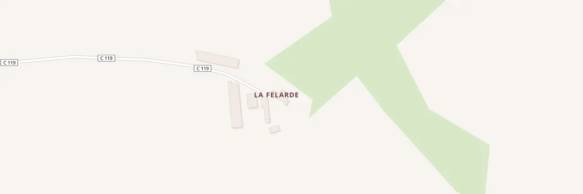 Plan du 5258 Felarde à Melleray