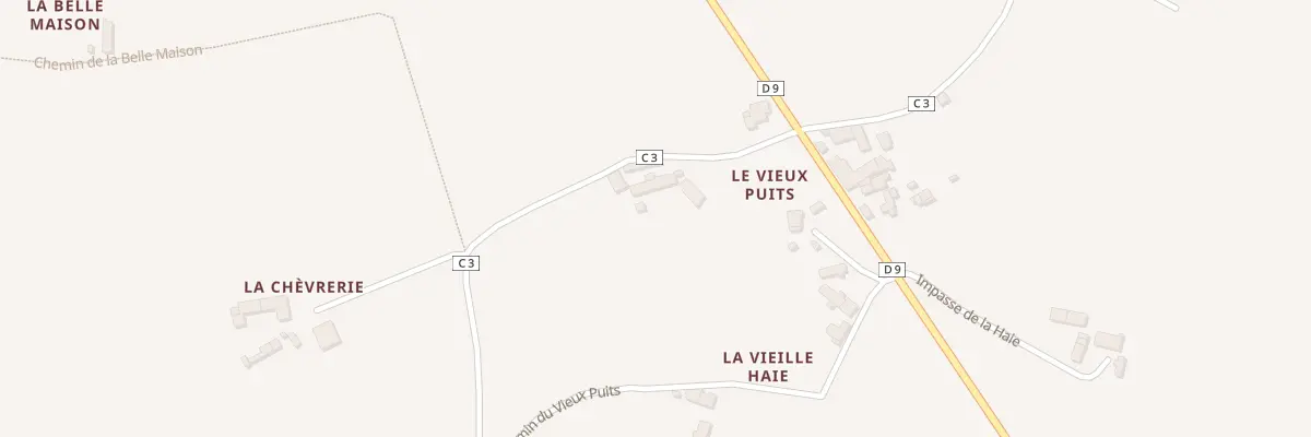 Plan du 1 Rte de la Chèvrerie à Savigny-sur-Braye