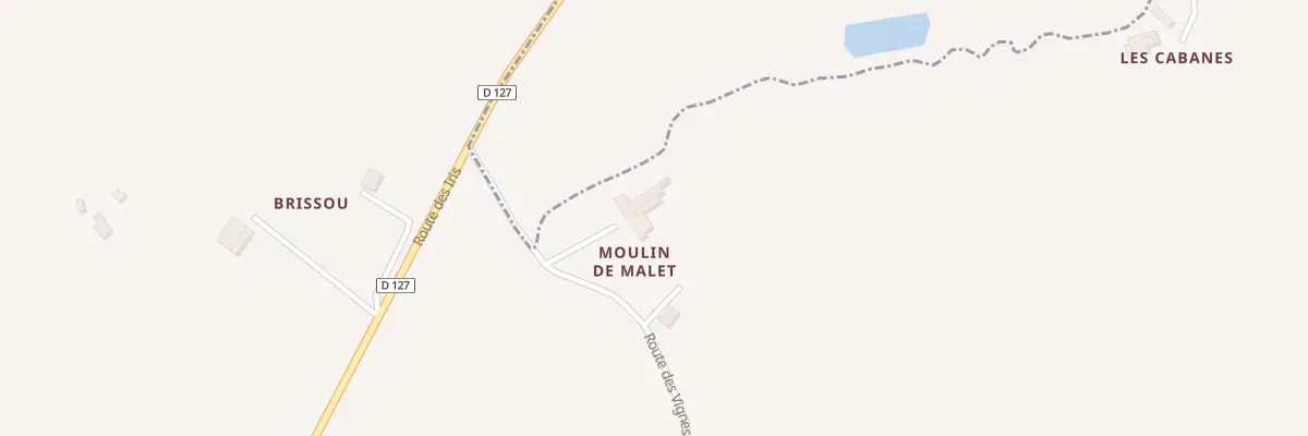 Plan du 14 Moulin de Malet à Clermont-Soubiran