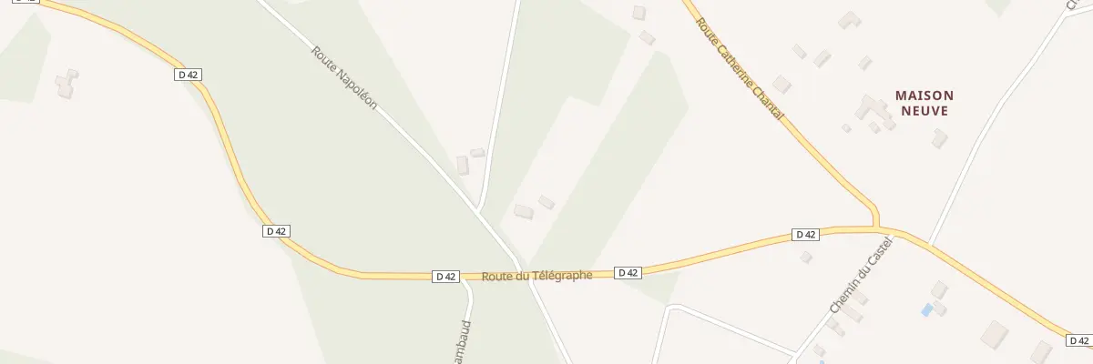 Plan du 96A Chanrouby à Val de Louyre et Caudeau