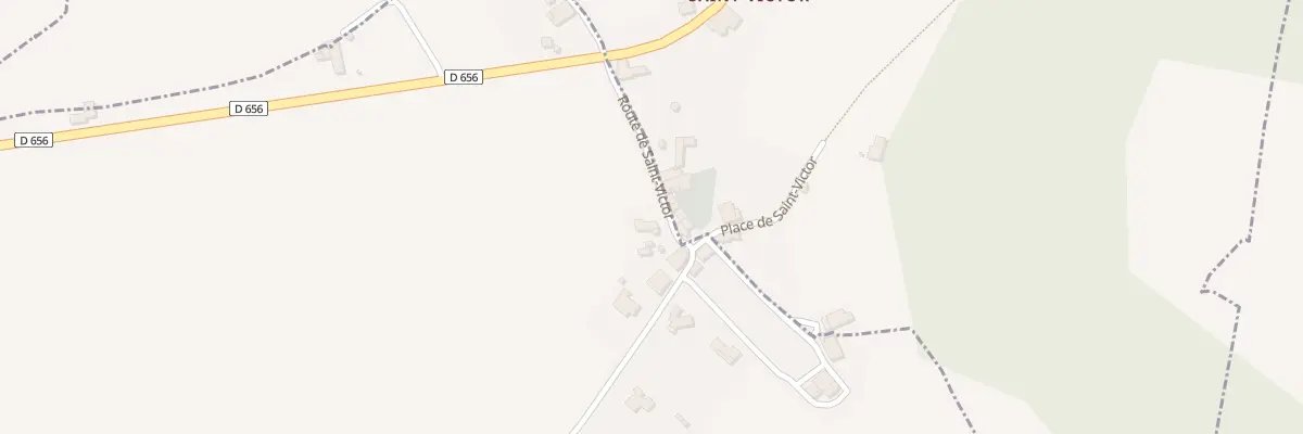 Plan du 37 Saint Victor à Cauzac