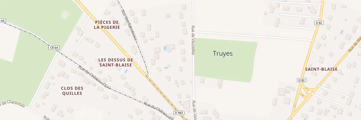 Plan du 11 Rue de Vauzelle à Truyes