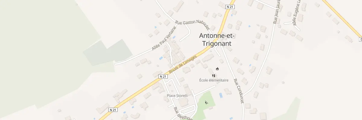 Plan du 40 Rte de Limoges à Antonne-et-Trigonant