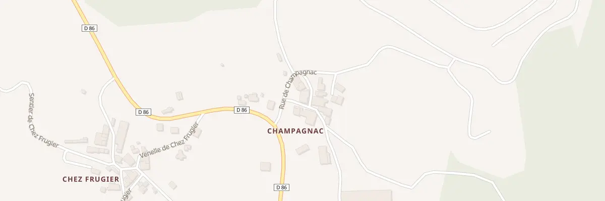 Plan du 10B Rue de Champagnac à Laurière