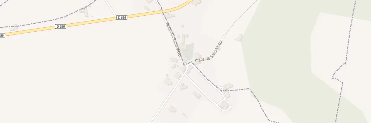 Plan du 5057 Saint Victor à Cauzac