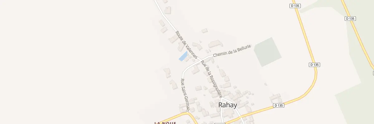 Plan du 1 La Rossignolière à Rahay