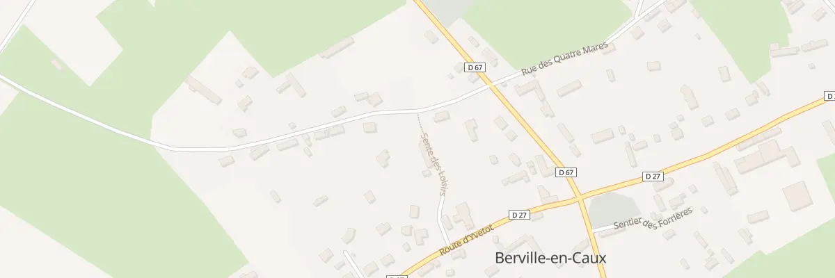 Plan du 85 Rue de Bosc Mare à Berville-en-Caux