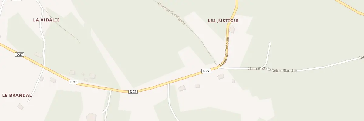 Plan du 23 La Vidalie à Molières