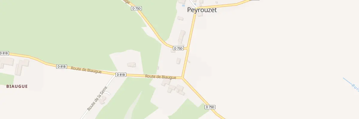 Plan du 1 Le Village à Peyrouzet