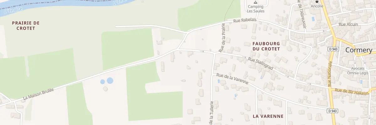 Plan du 31 Rue de Stalingrad à Cormery
